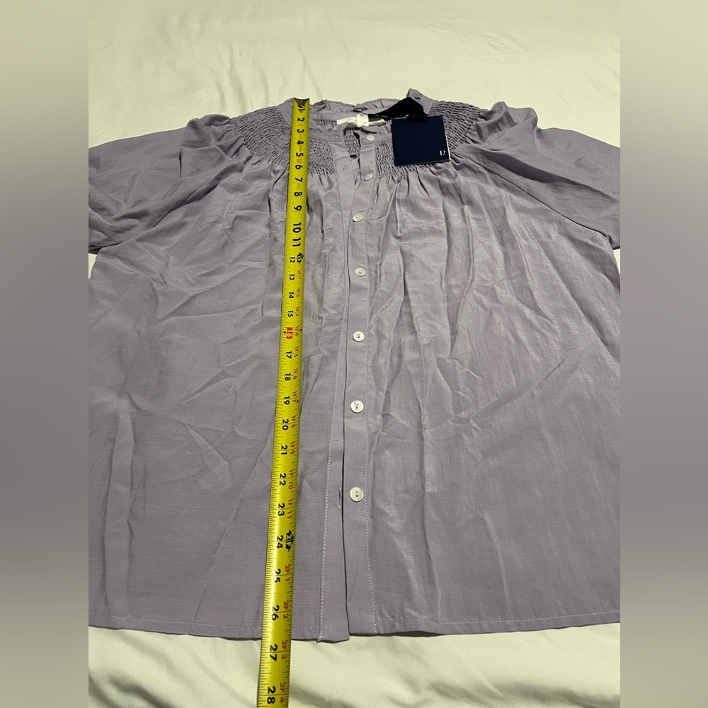 Pomander Place 3/4 Sleeve Blouse Pomander Place Size XL PURPLE 3/4 sleeve NWT - Picture 12 of 16